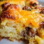Savory Breakfast Sausage and Cheese Casserole Recipe