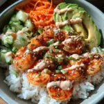 Shrimp Rice Bowls with Spicy Mayo