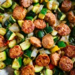 Skillet Sausage and Zucchini