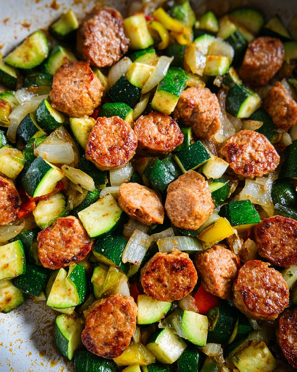 Skillet Sausage and Zucchini 21 Skillet Sausage and Zucchini