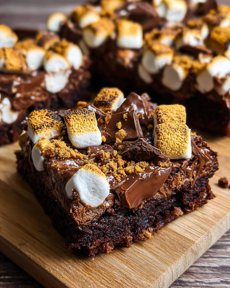 S'mores Brownies 16 S'mores Brownies