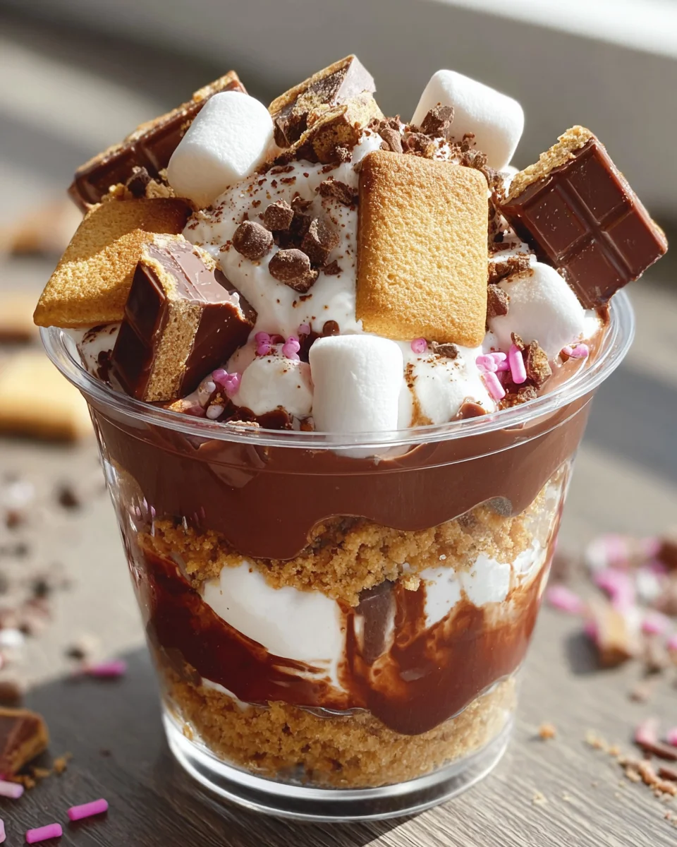 Smores Pudding Cups 18 Smores