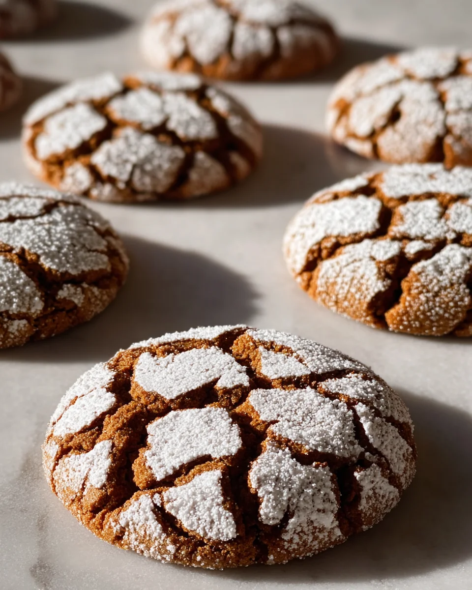 Soft and Spiced Gingerbread Crinkle Cookies 25 Soft and Spiced Gingerbread Crinkle Cookies