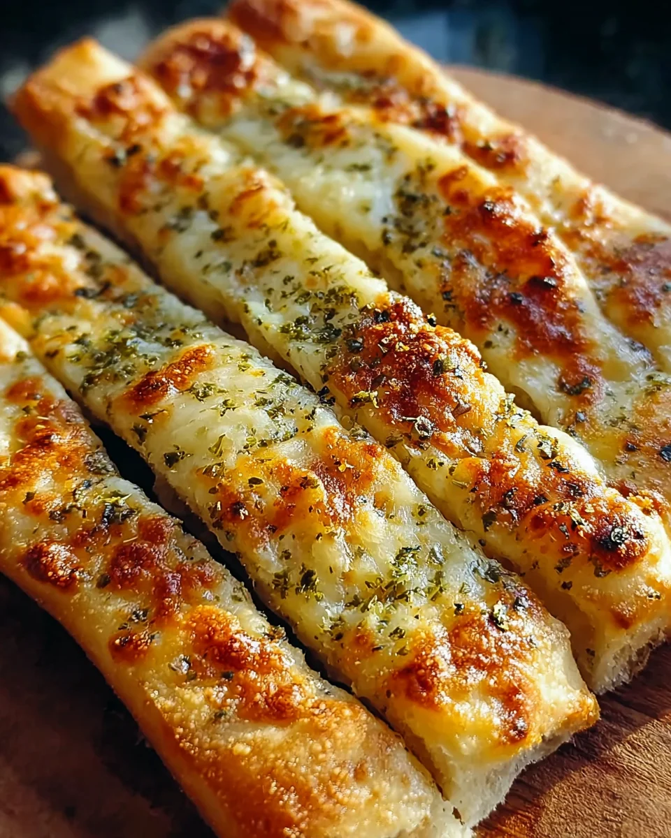 Sourdough Cheesy Breadsticks