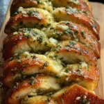 Sourdough Discard Garlic Pull Apart Bread