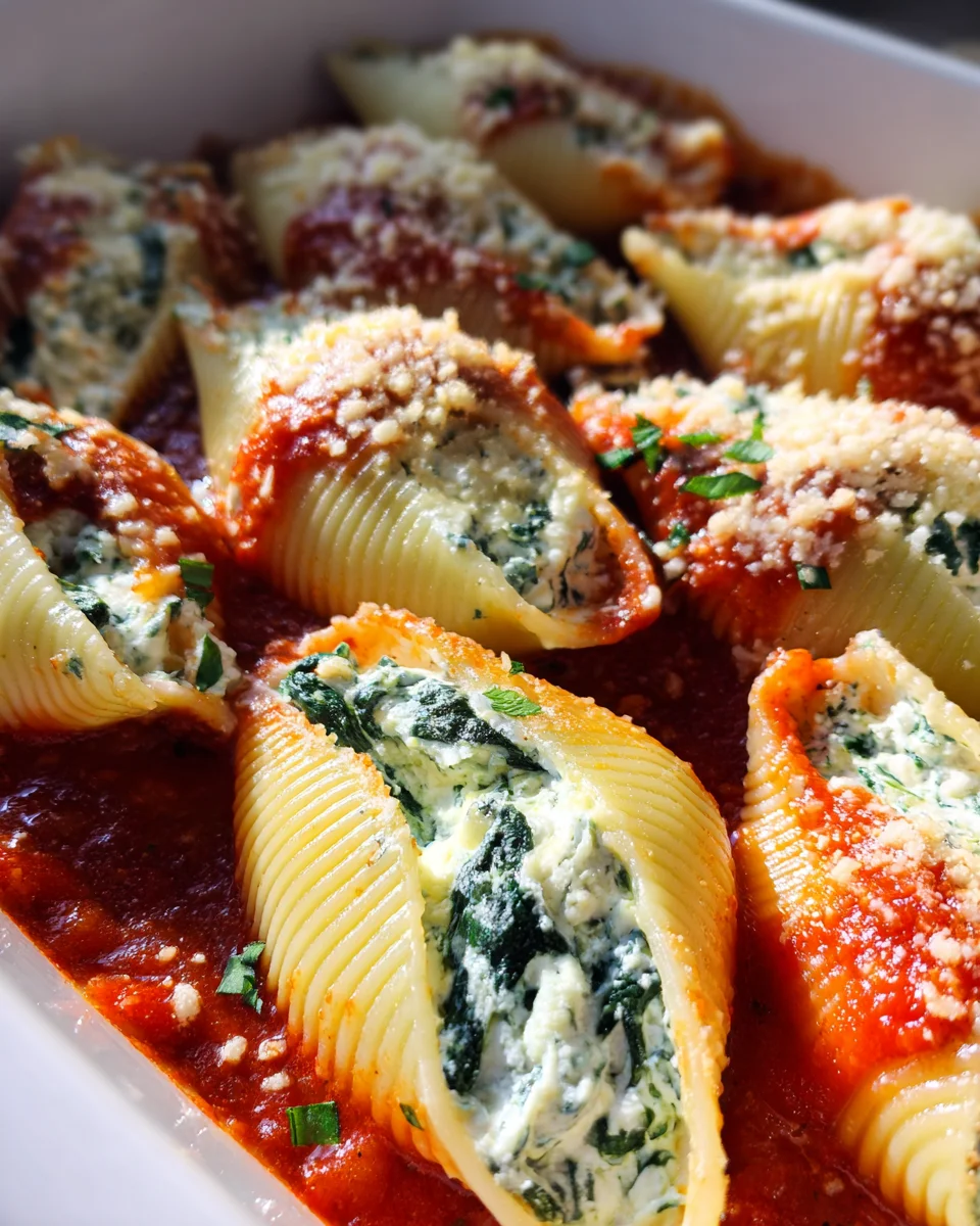Spinach and Ricotta Stuffed Shells Recipe 19 Spinach and Ricotta Stuffed Shells Recipe
