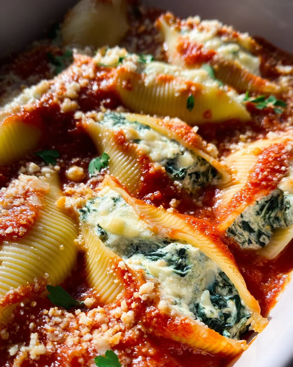 Spinach and Ricotta Stuffed Shells Recipe 20 Spinach