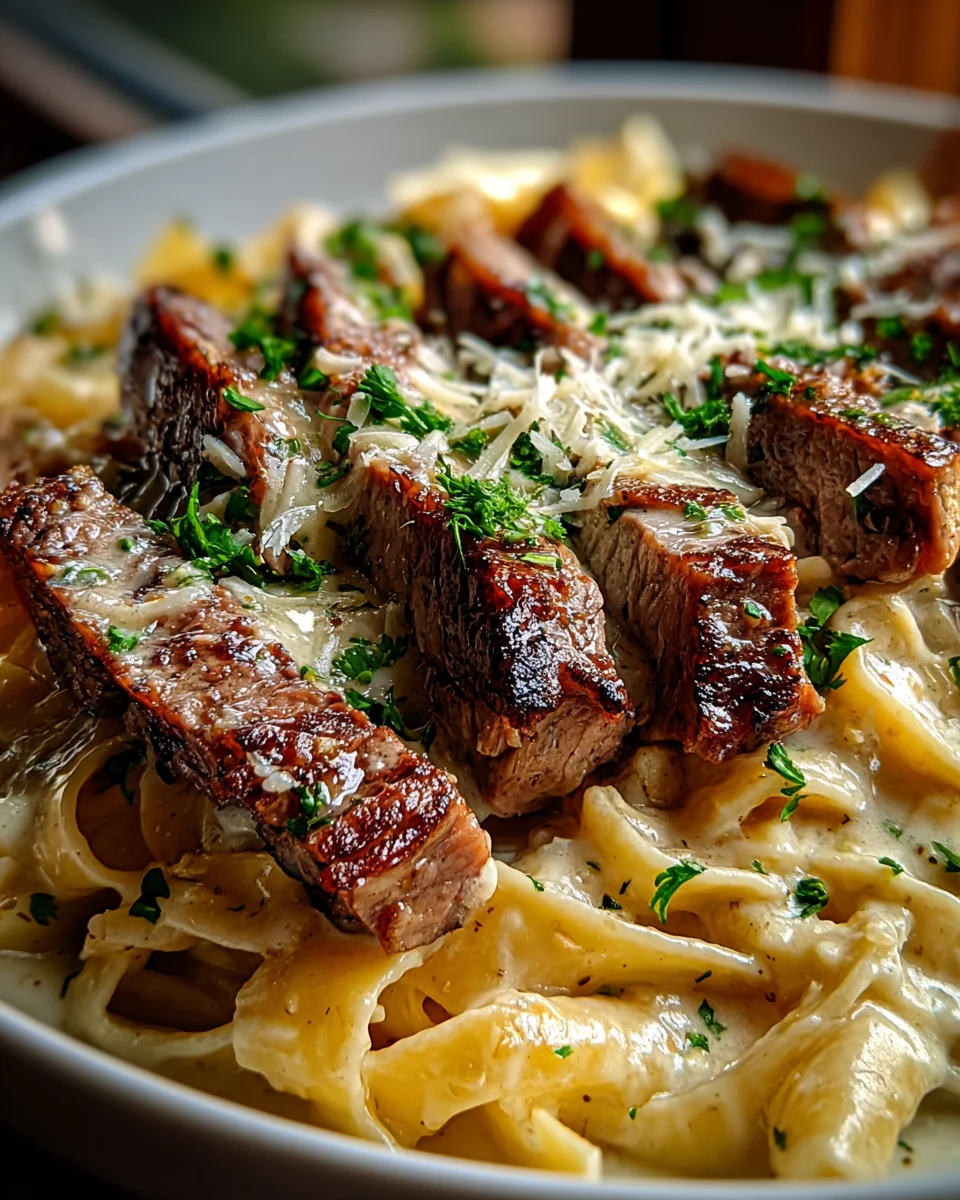 Steak and Creamy Garlic Parmesan Pasta 20 Steak and Creamy Garlic Parmesan Pasta