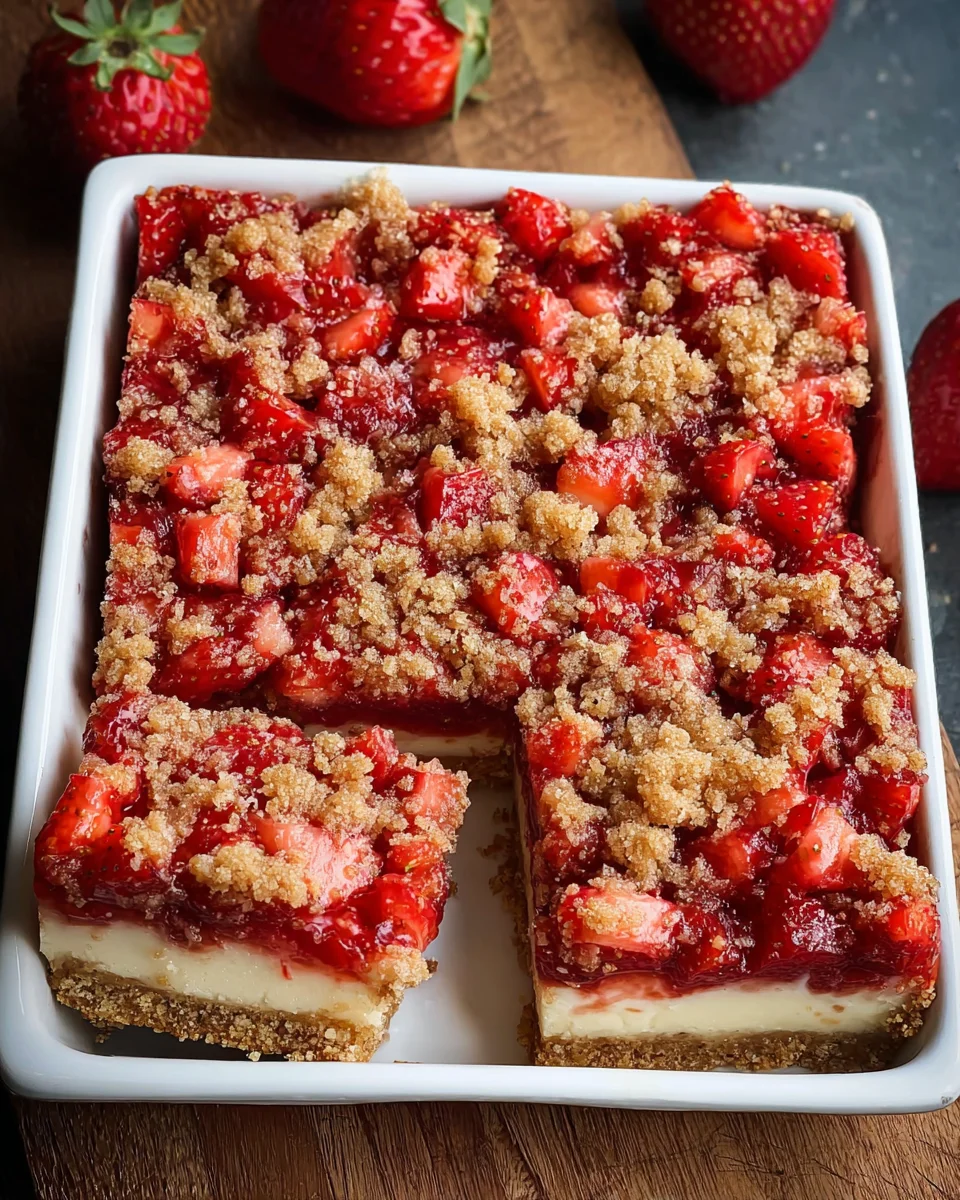 Strawberry Cheesecake Bars