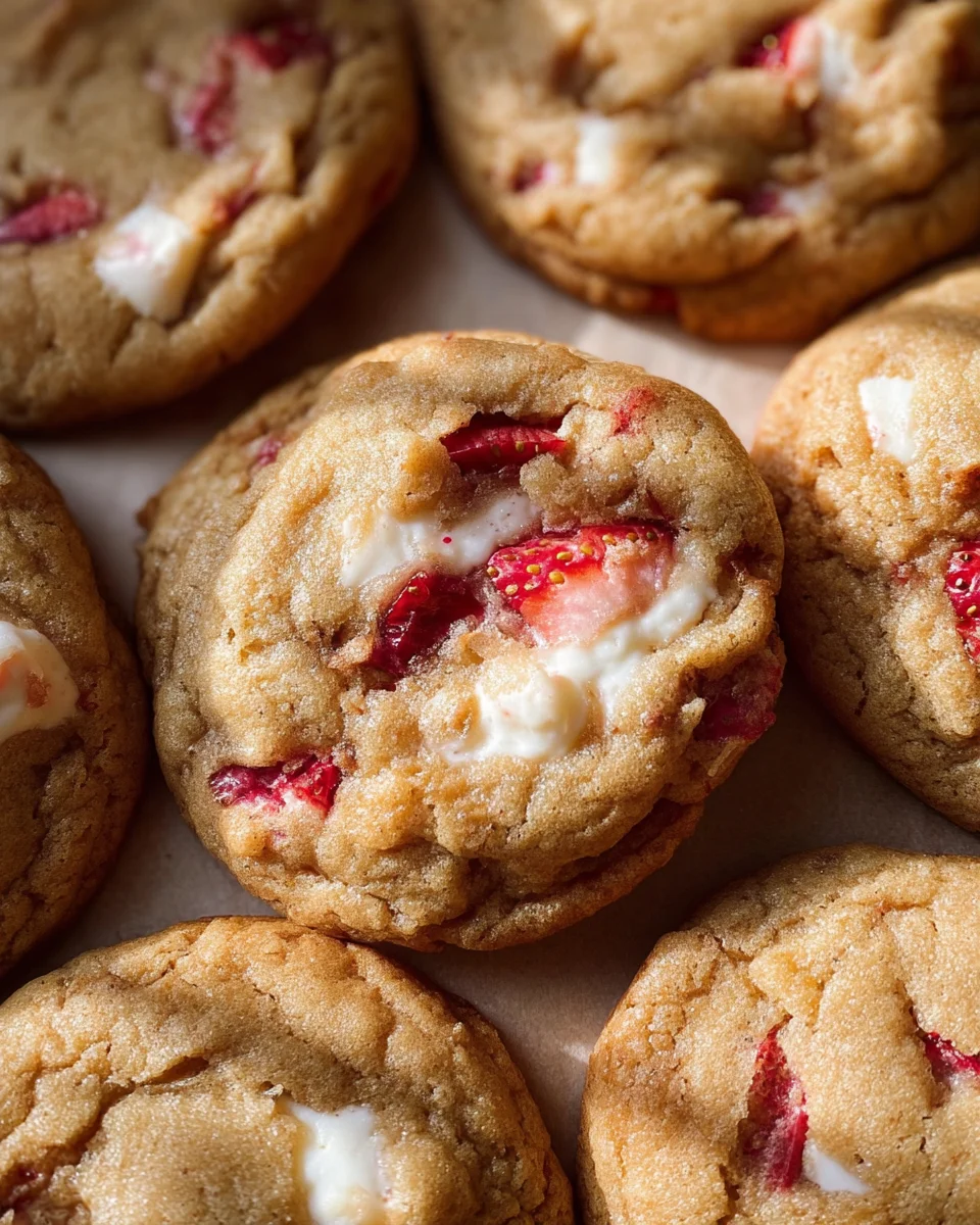 Strawberry Cheesecake Cookies