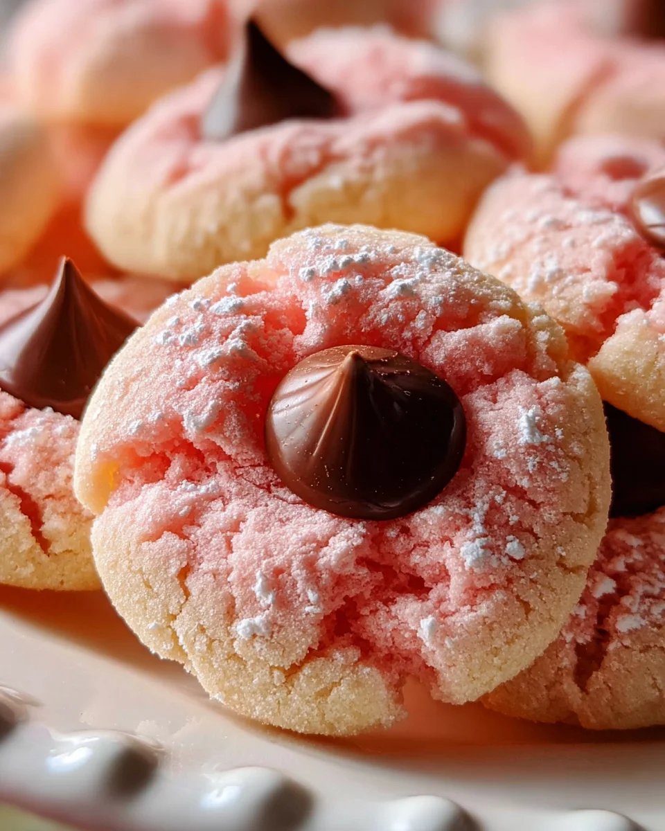 Strawberry Kiss Cookies Recipe