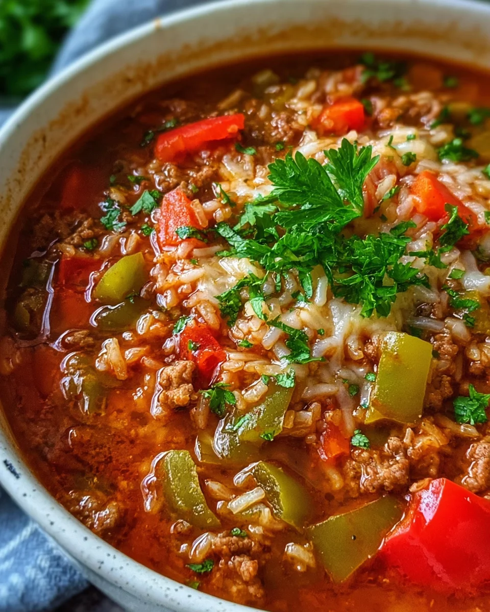 Stuffed Pepper Soup