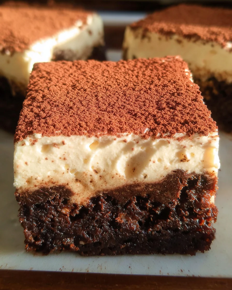 Tiramisu Brownies