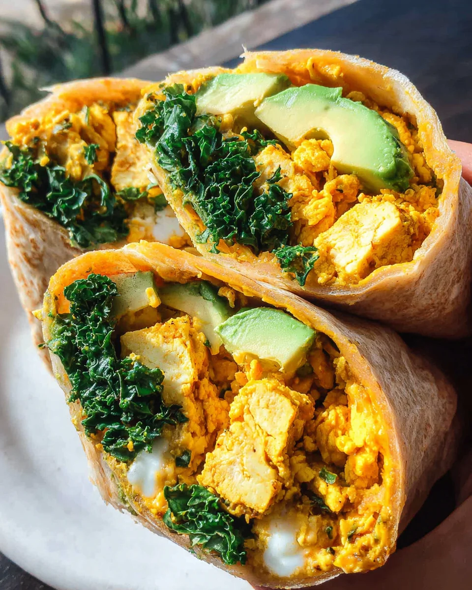 Tofu Scramble Wrap 28 Tofu Scramble Wrap