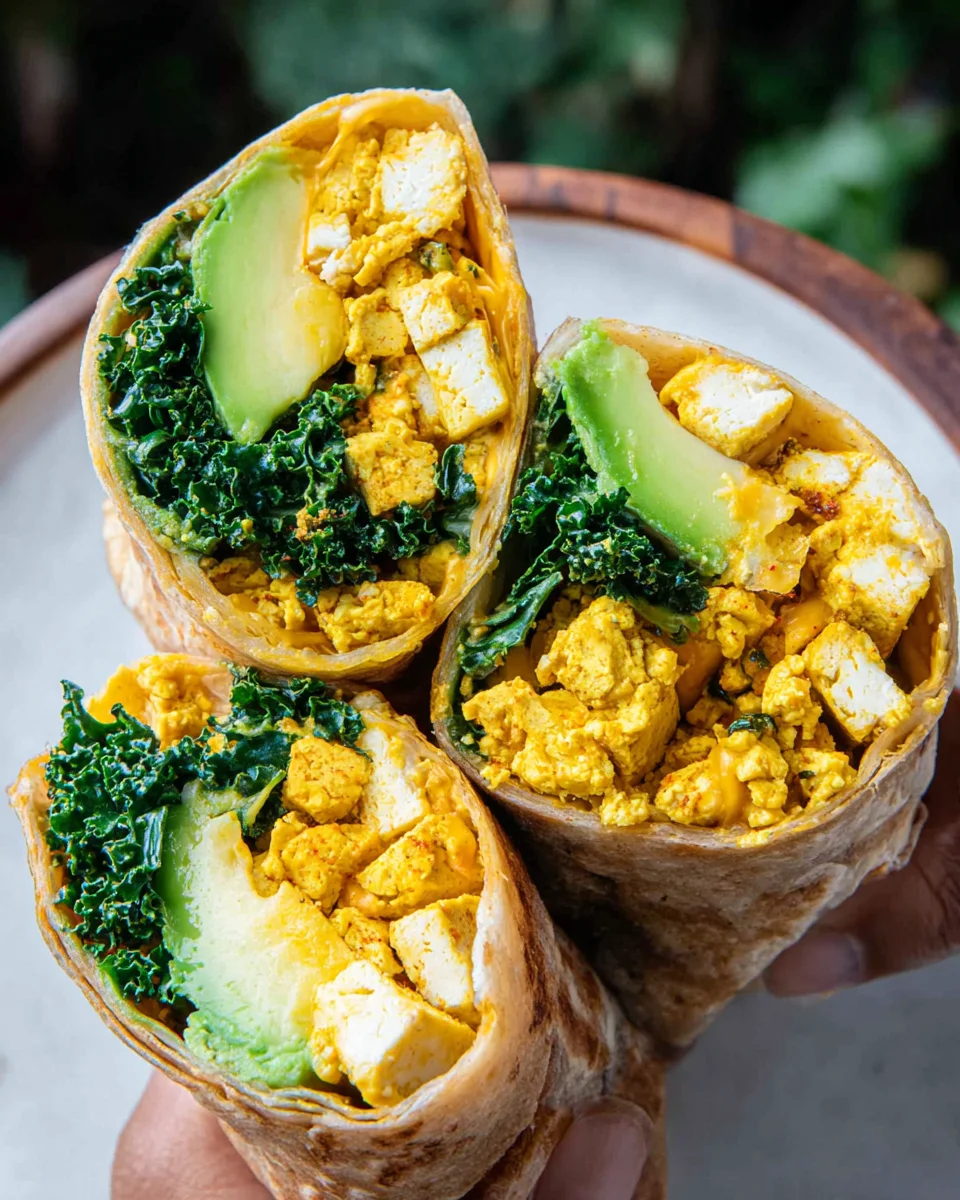 Tofu Scramble Wrap 29 Tofu