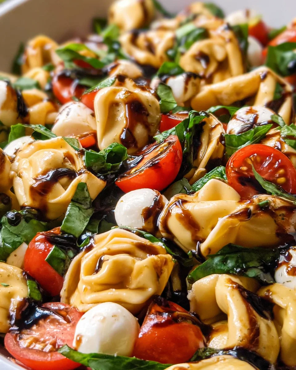 Tortellini Caprese Salad 20 Tortellini Caprese Salad