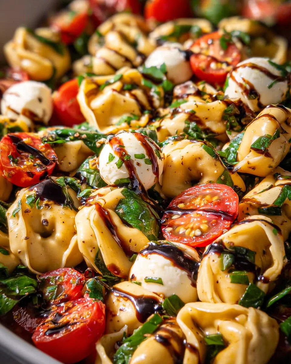 Tortellini Caprese Salad 22 Tortellini