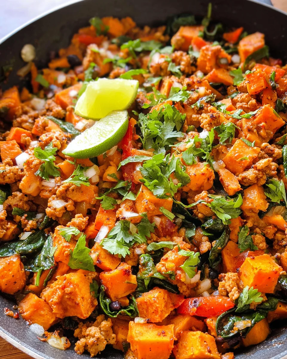 Turkey Sweet Potato Skillet