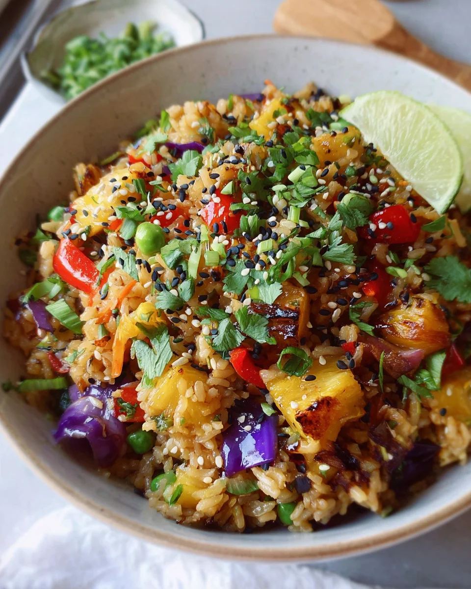 Vegan Pineapple Fried Rice 22 Vegan