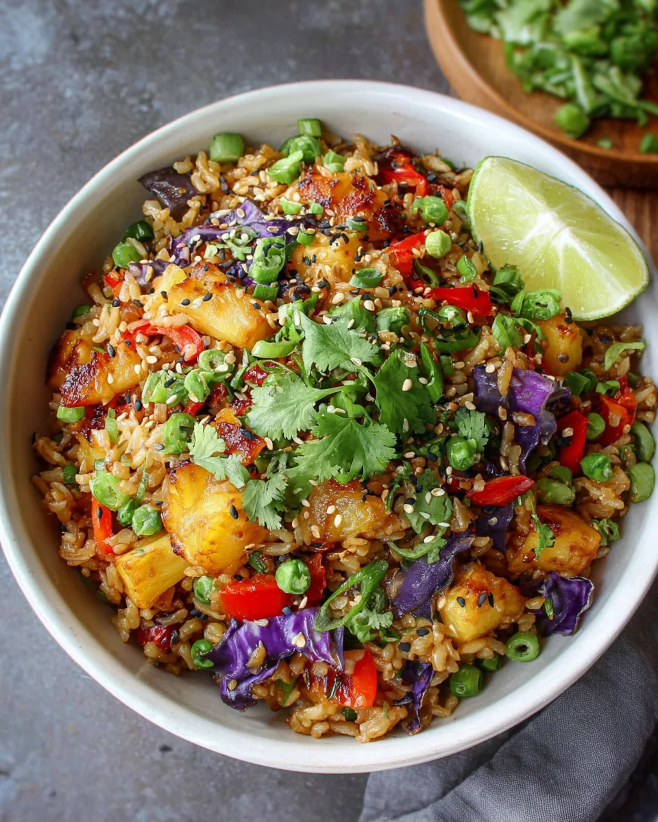 Vegan Pineapple Fried Rice 23 Vegan