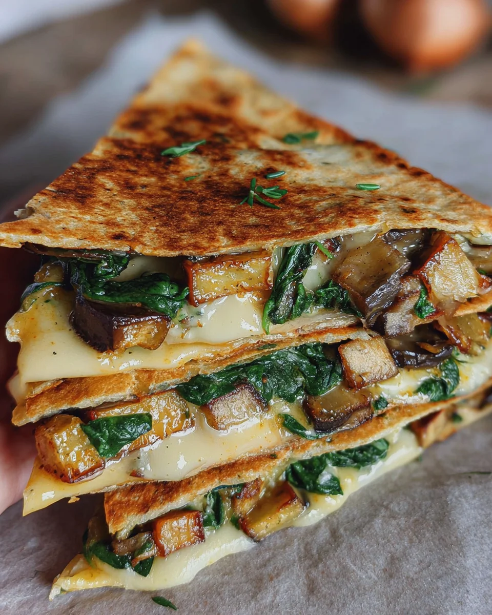 Vegan Spinach Quesadillas 19 Vegan