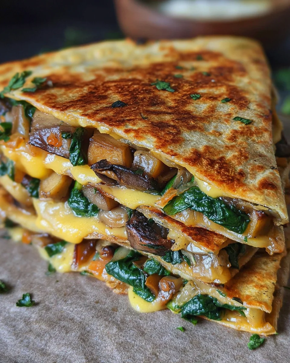 Vegan Spinach Quesadillas 20 Vegan