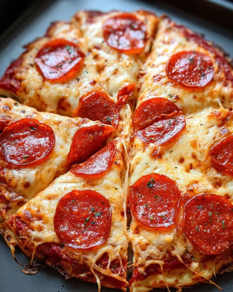 Viral Cottage Cheese Flatbread Pizza
