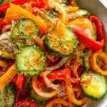 Viral Cucumber Pepper Salad