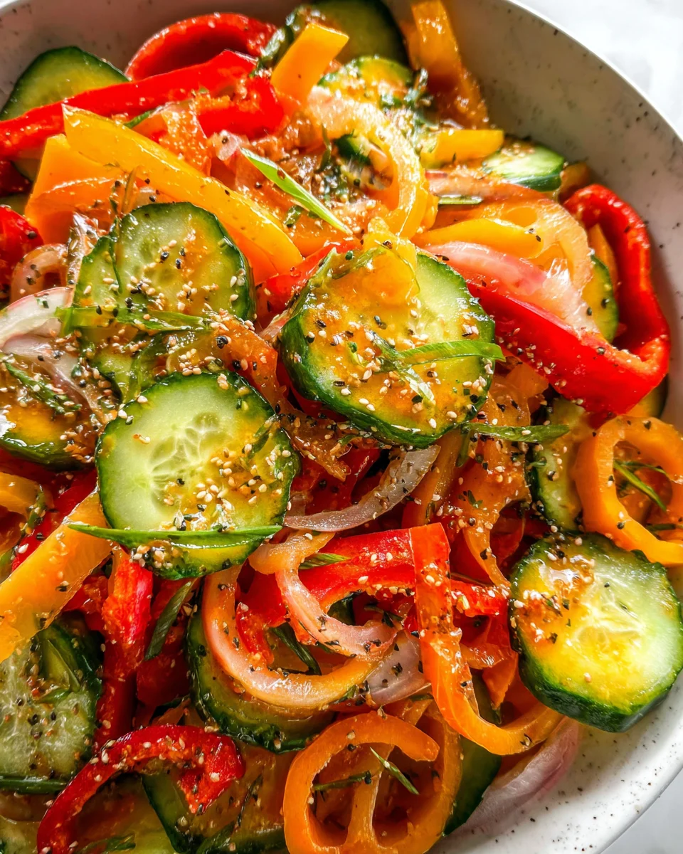 Viral Cucumber Pepper Salad 16 Viral Cucumber Pepper Salad