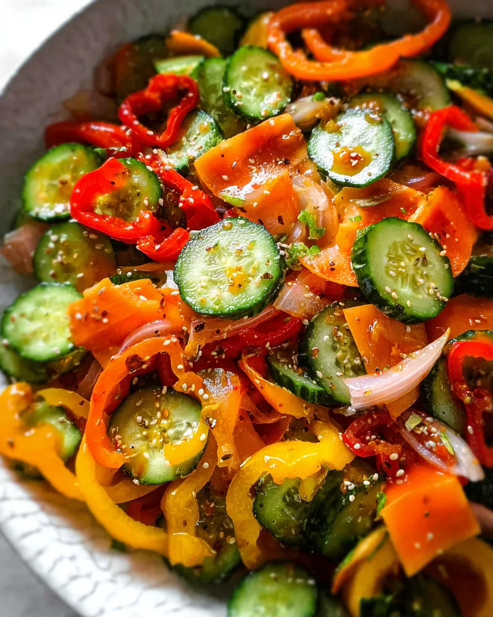 Viral Cucumber Pepper Salad 18 Viral