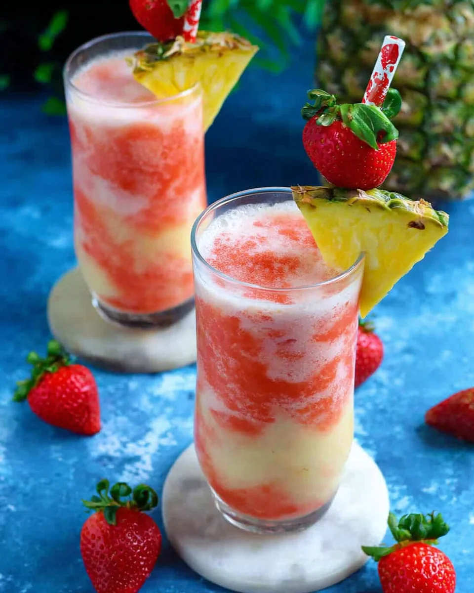 Virgin Strawberry Pina Colada 15 Virgin Strawberry Pina Colada
