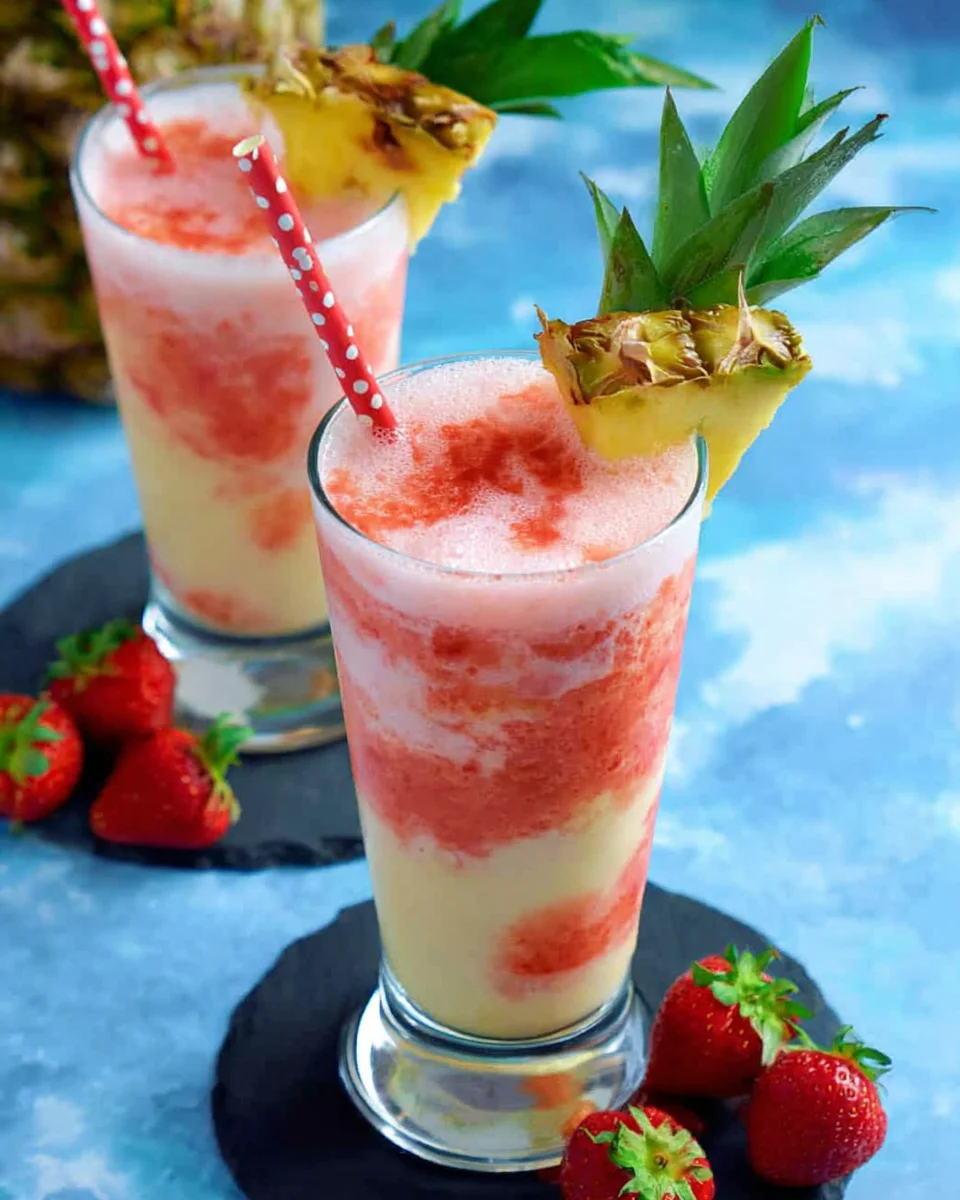 Virgin Strawberry Pina Colada 16 Virgin