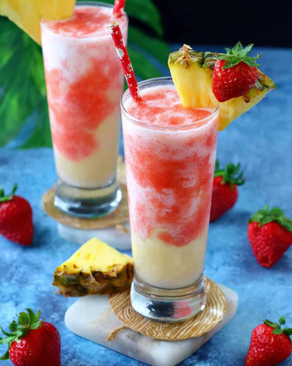 Virgin Strawberry Pina Colada 17 Virgin