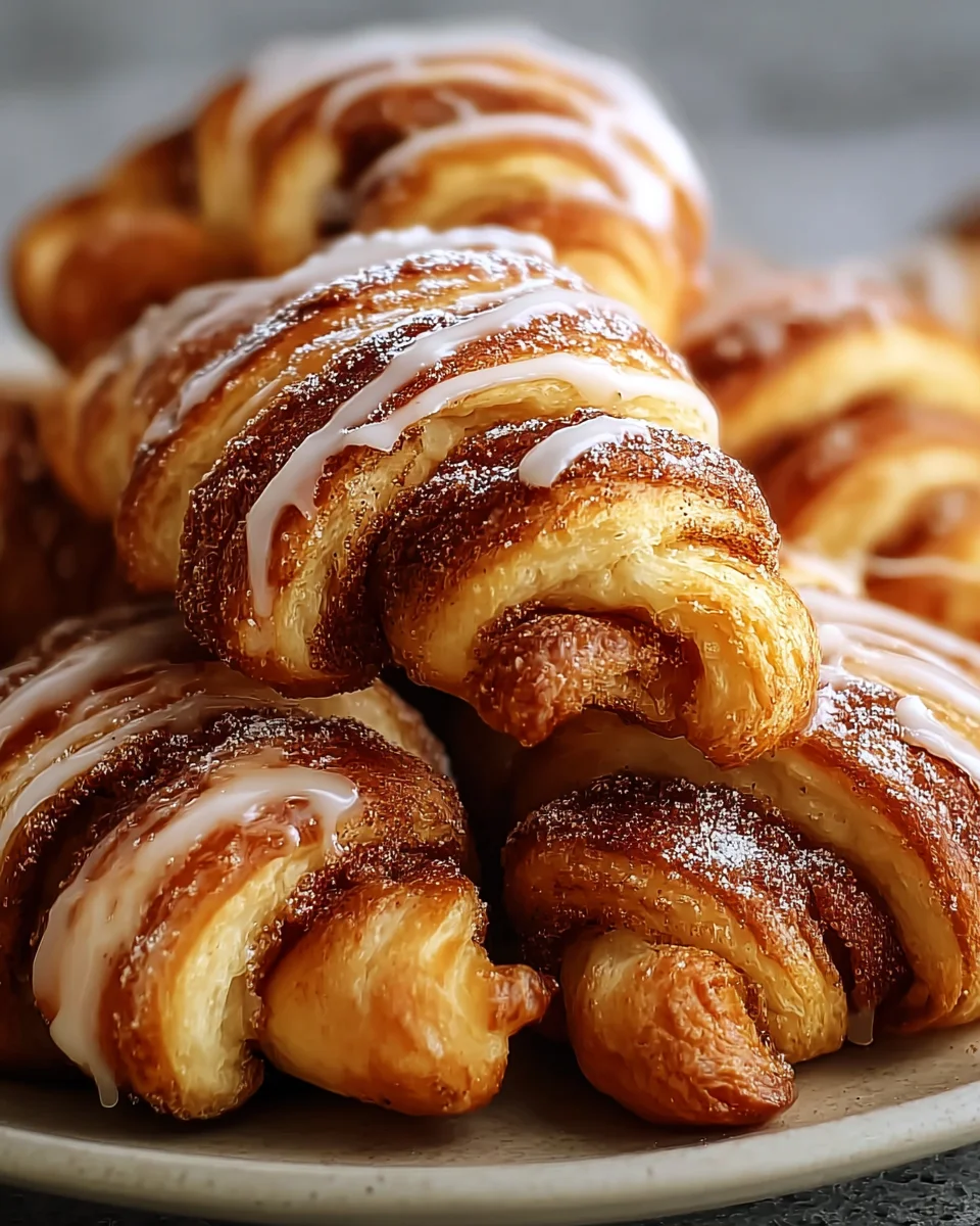 Warm Cinnamon Crescent Twists