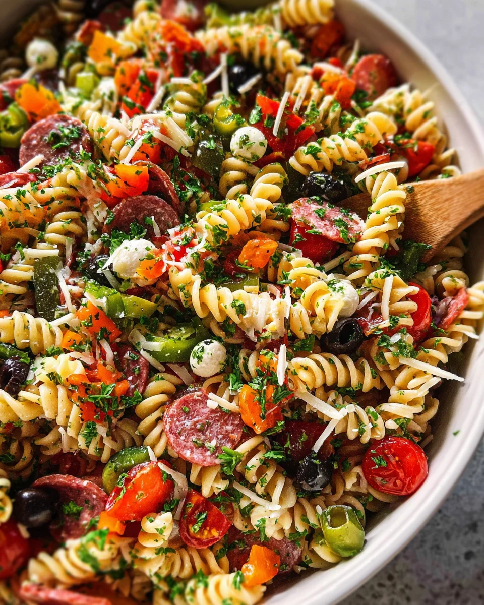 Zesty Italian Pasta Salad