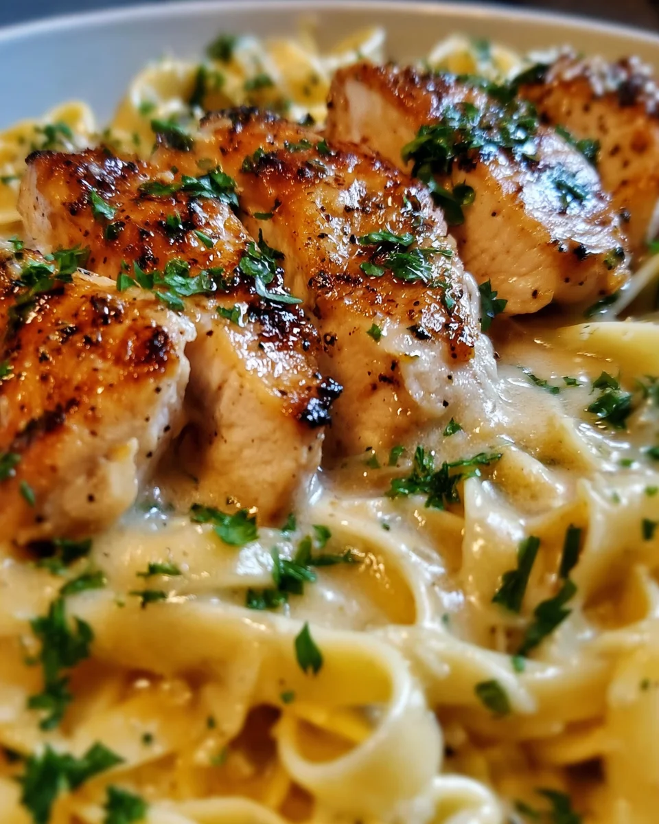 Chicken with Buttered Noodles