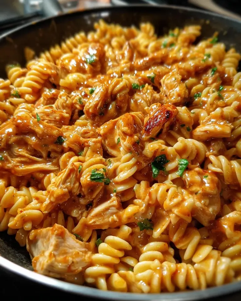 One-Pot Bold Honey BBQ Chicken Pasta