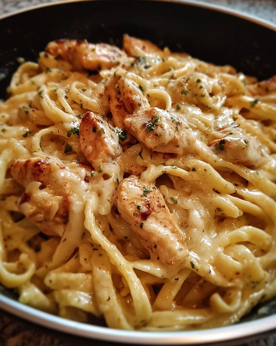 One-Pot Cajun Honey Alfredo Chicken Pasta