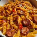 One-Pot Sweet Chili BBQ Sausage Pasta