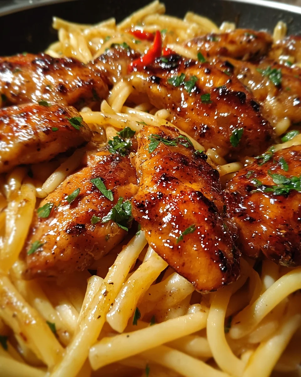 Sticky Smoky Garlic Butter Chicken Pasta 20 Sticky