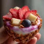 3 Ingredient Frozen Yogurt Bites