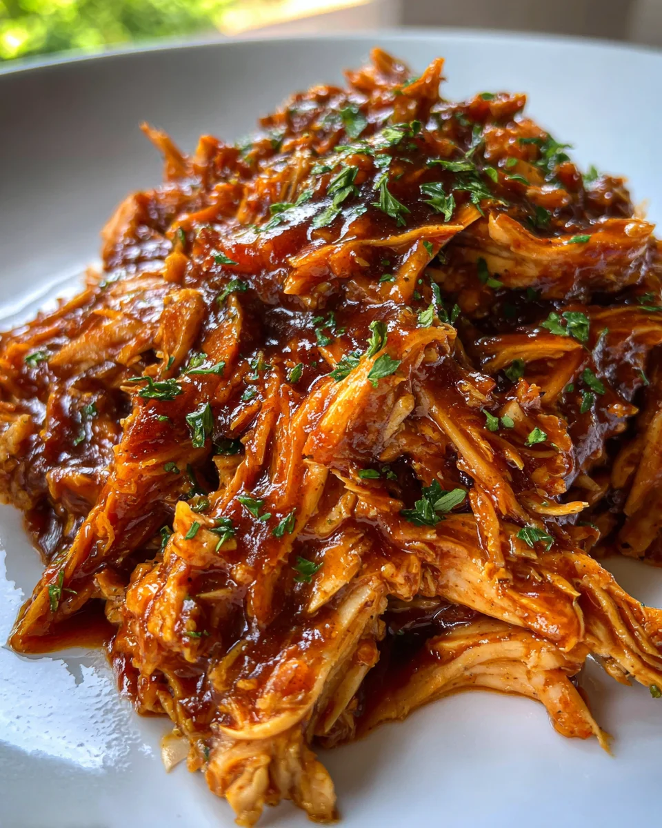 BBQ Pulled Chicken (Instant Pot) Recipe