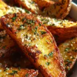 Baked Garlic Parmesan Potato Wedges