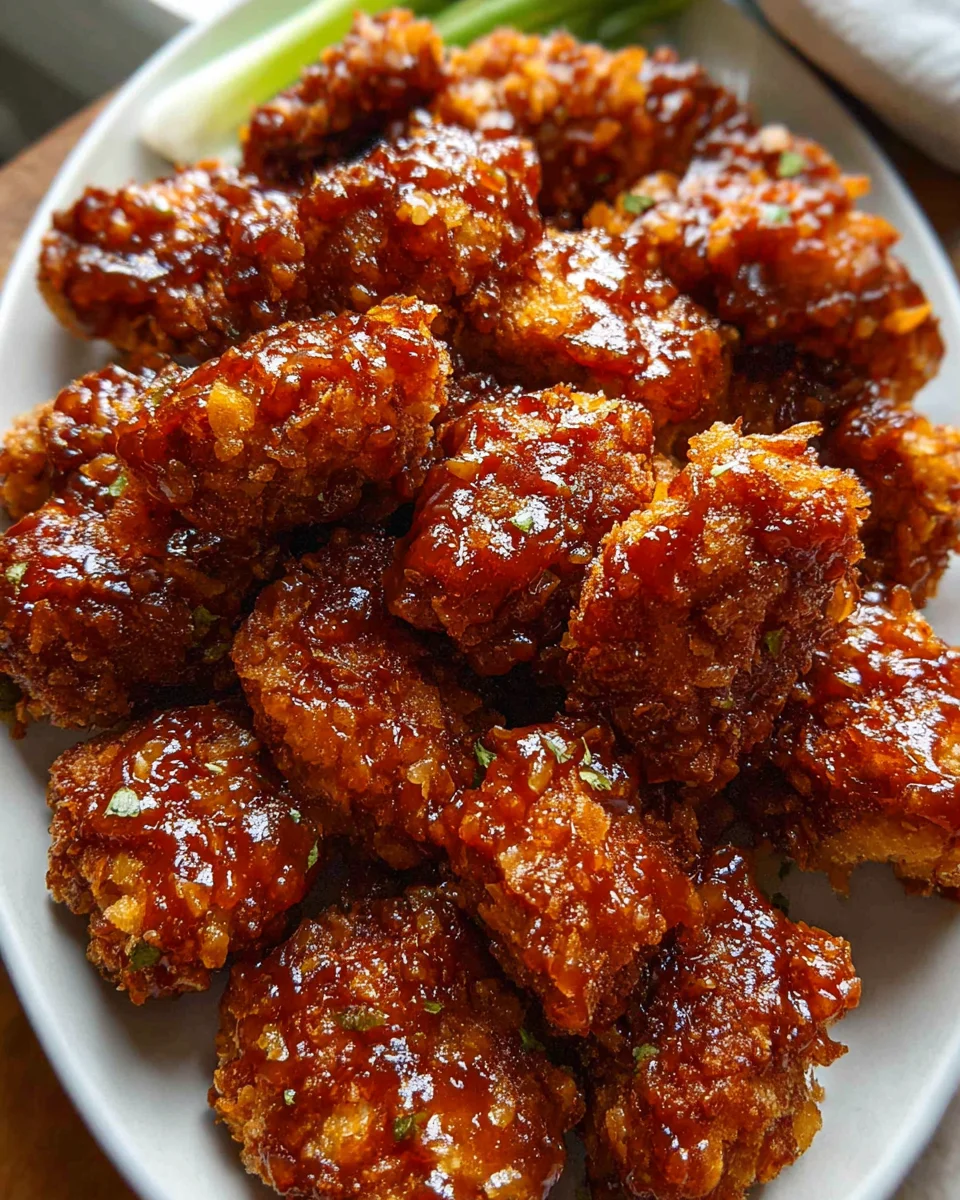 Baked Honey BBQ Chicken Bites 20 Baked