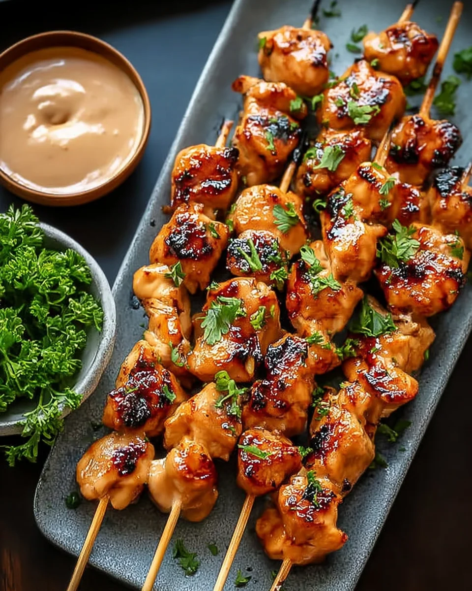 Bang Bang Chicken Skewers Recipe