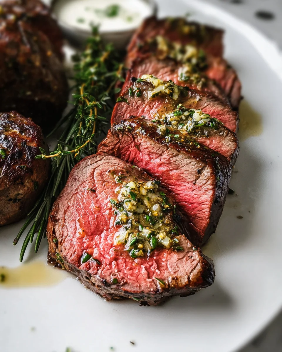 Beef Tenderloin Roast (Herbed Garlic Butter) 21 Beef
