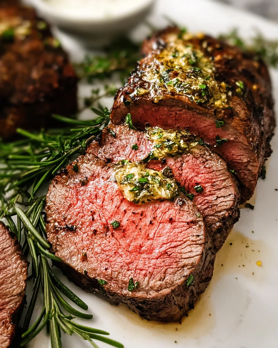 Beef Tenderloin Roast (Herbed Garlic Butter) 22 Beef