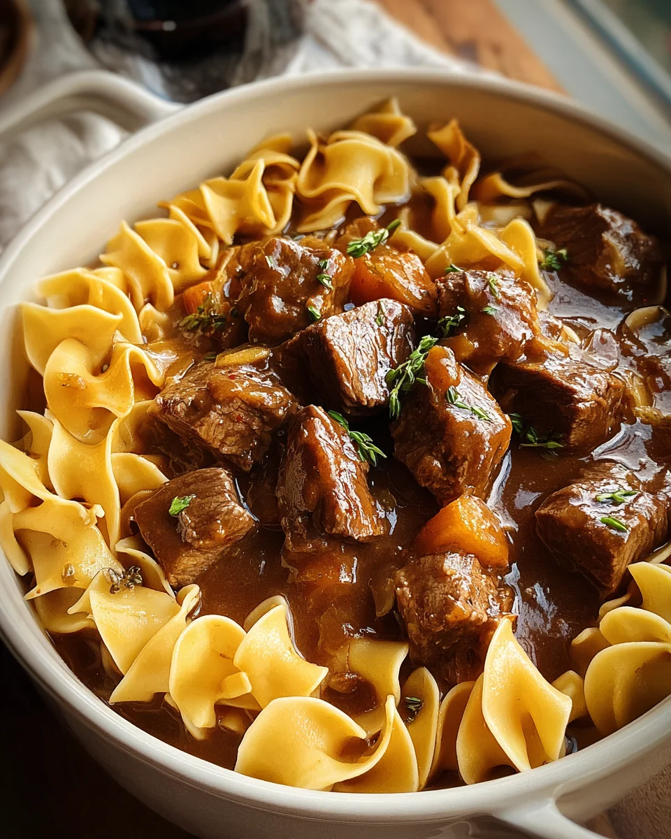Beef and Noodles