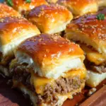 Cheeseburger Sliders with Hawaiian Rolls