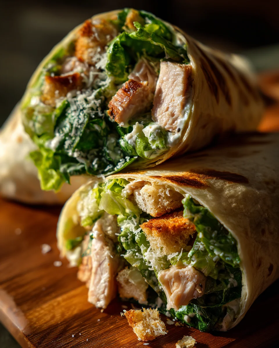 Chicken Caesar Wraps 13 Chicken Caesar Wraps